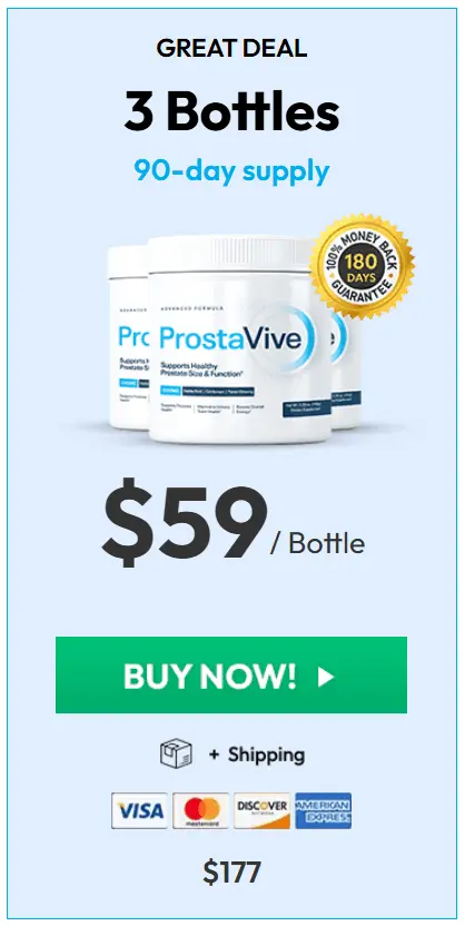 ProstaVive 3 Bottles