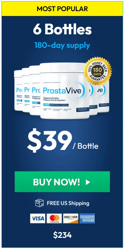 ProstaVive 6 Bottles